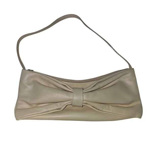 Furla Beige Leather Shoulder Bag